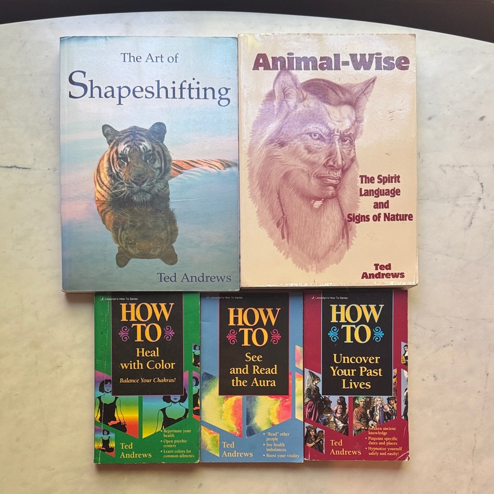 Set of Ted Andrews Books
